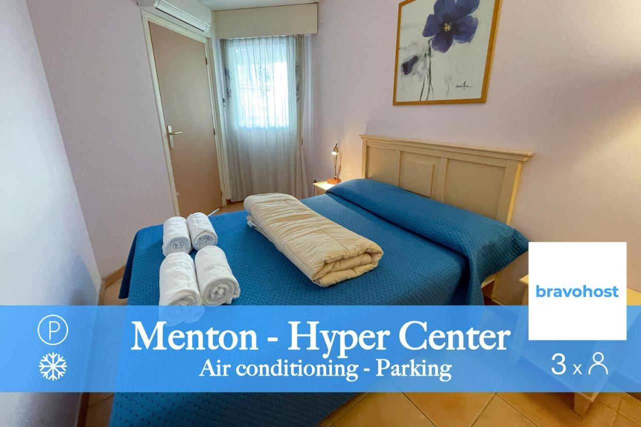 Blu Home 3 Pers Centrale Ac Wifi Menton Kültér fotó